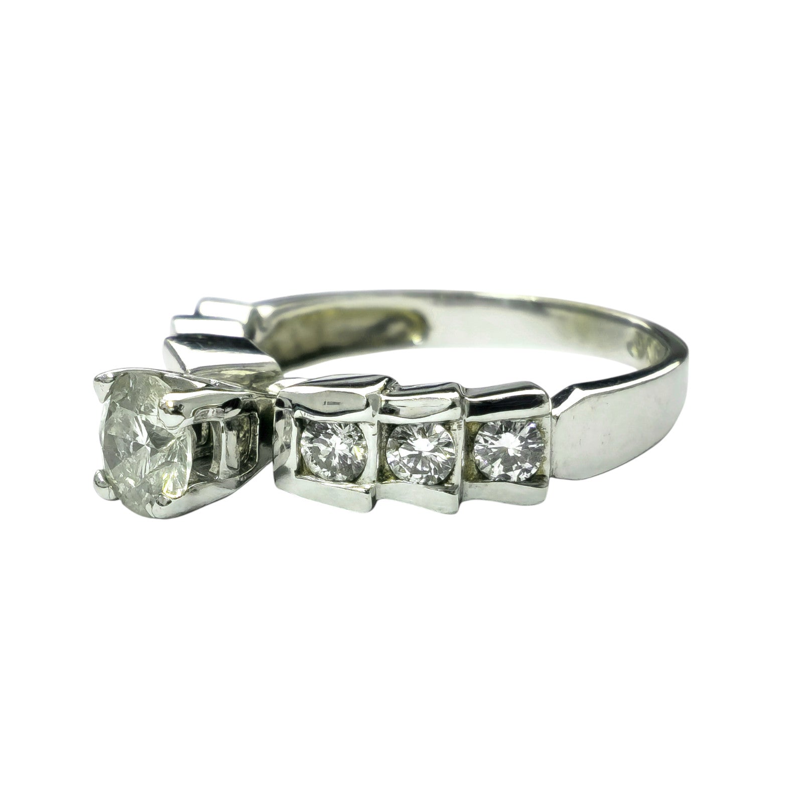 Contemporary Diamond and Colored Stone Ring