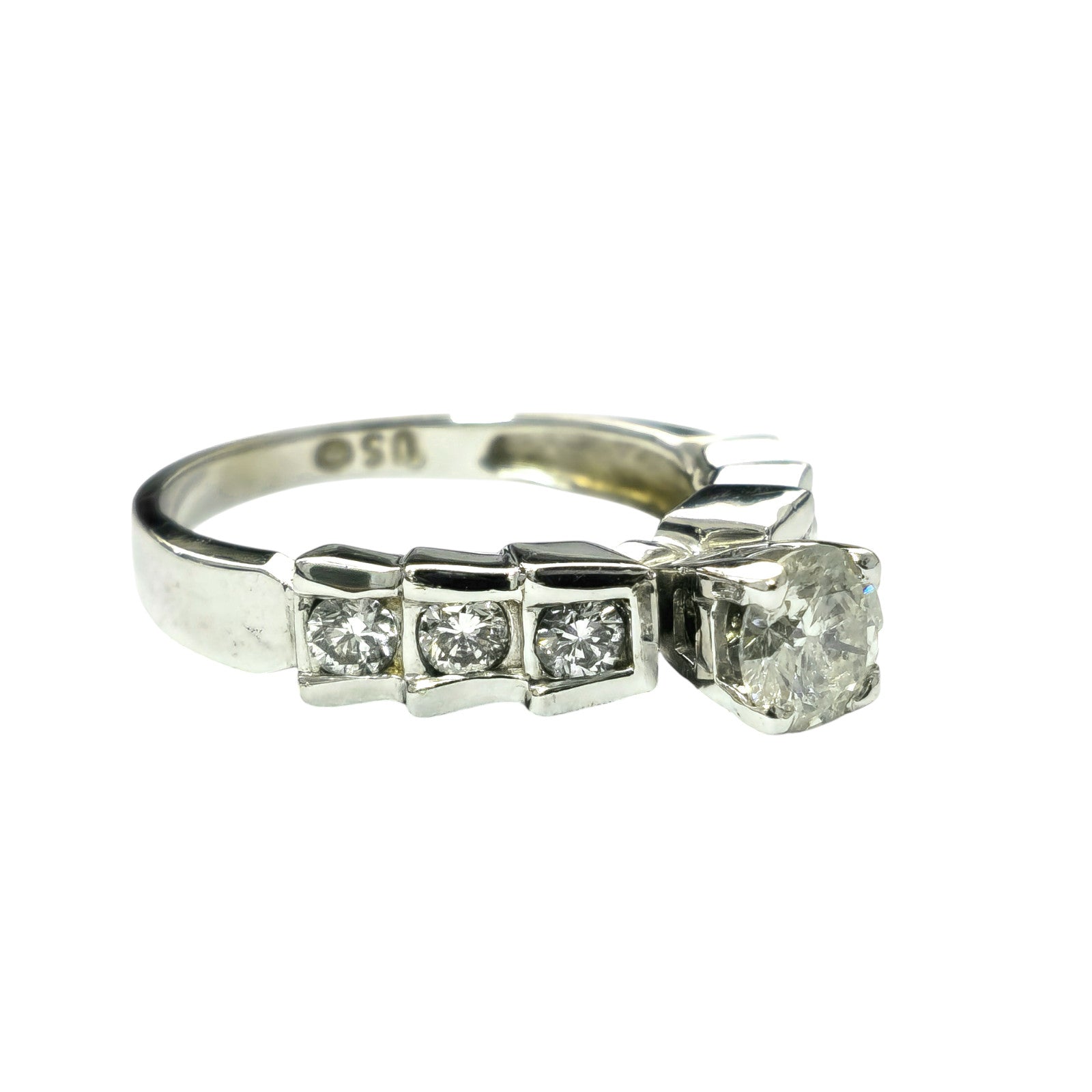 Contemporary Diamond and Colored Stone Ring