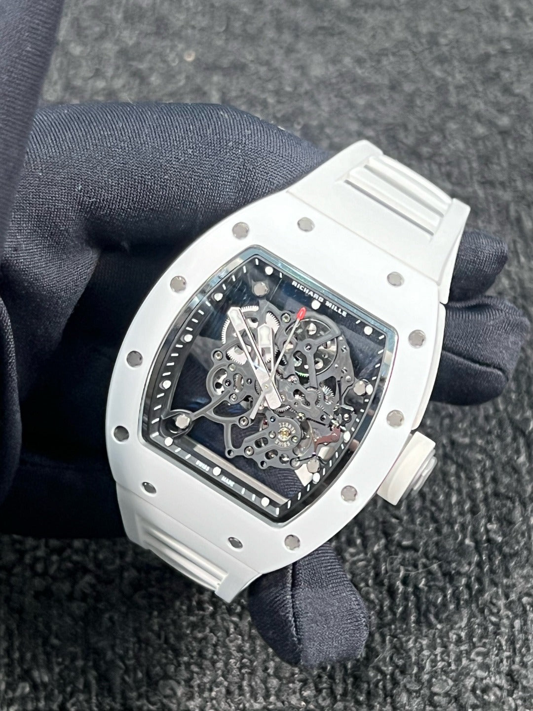 Richard Mille, 055 white ceramic