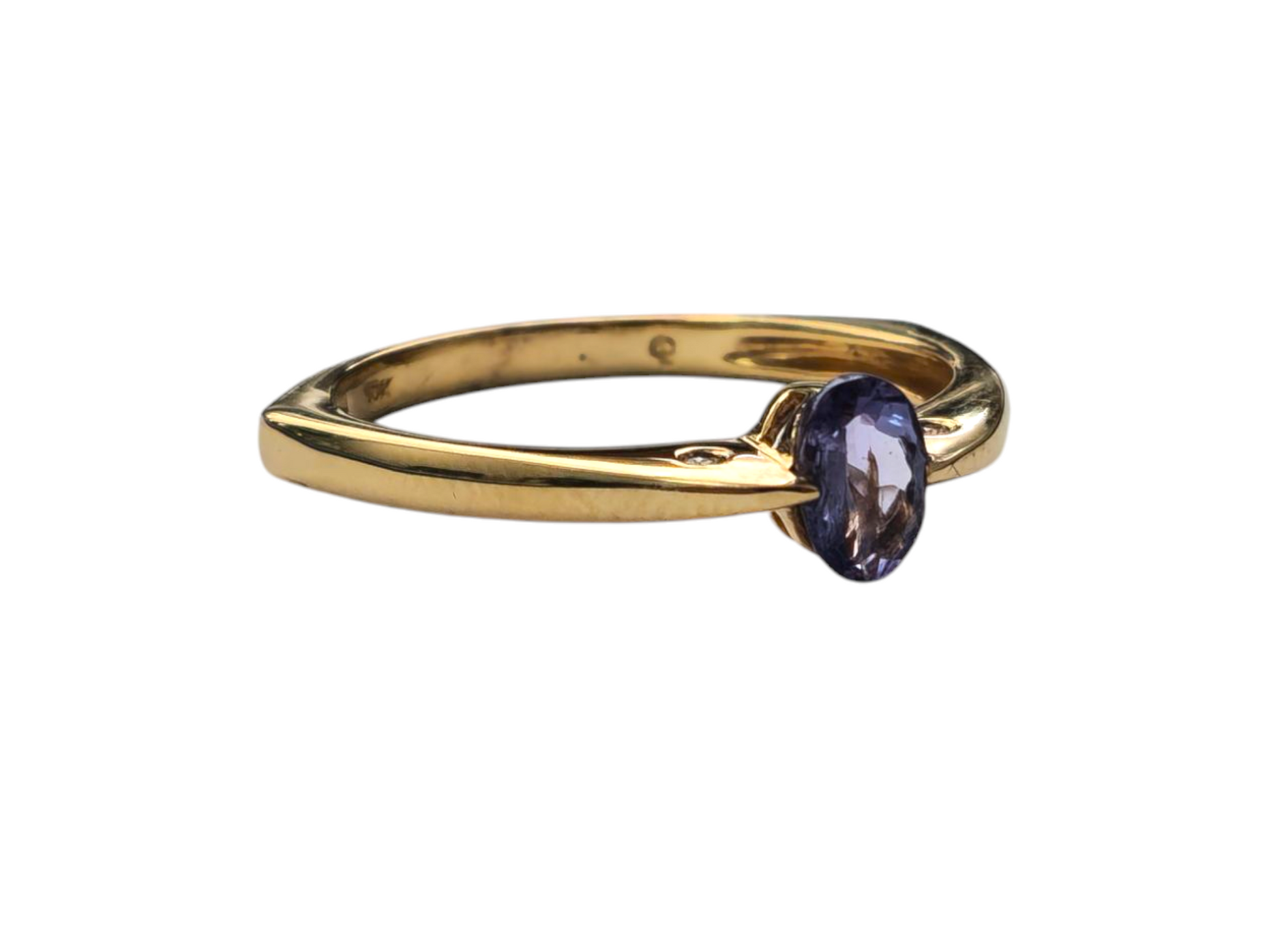 Horse Carousel Motif 14k Gold Band