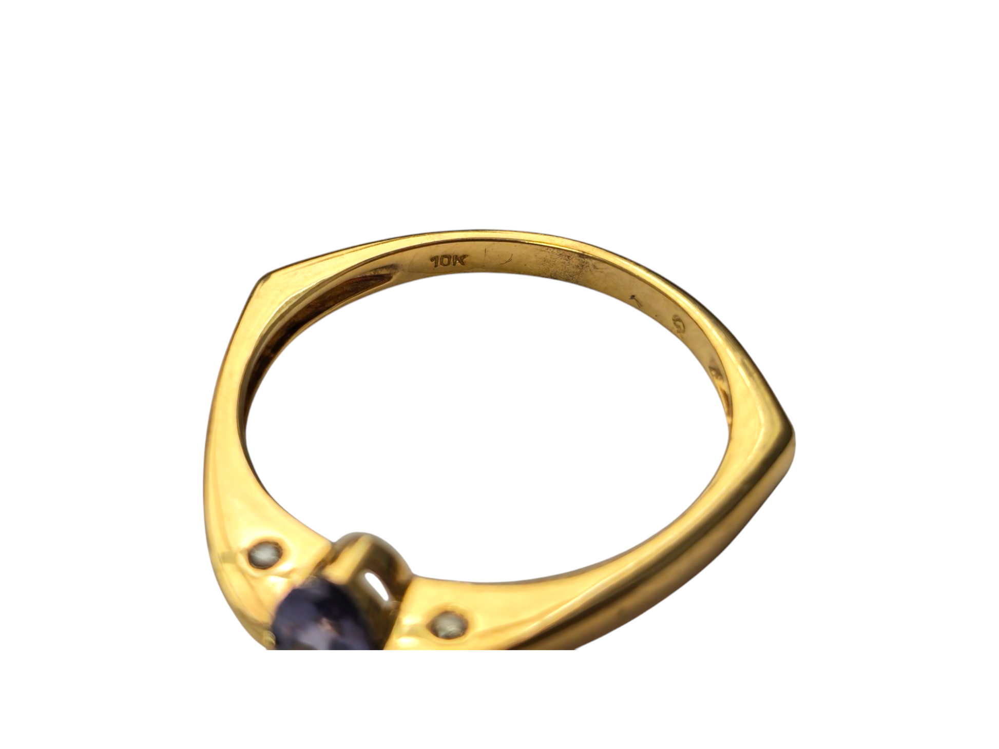 Horse Carousel Motif 14k Gold Band