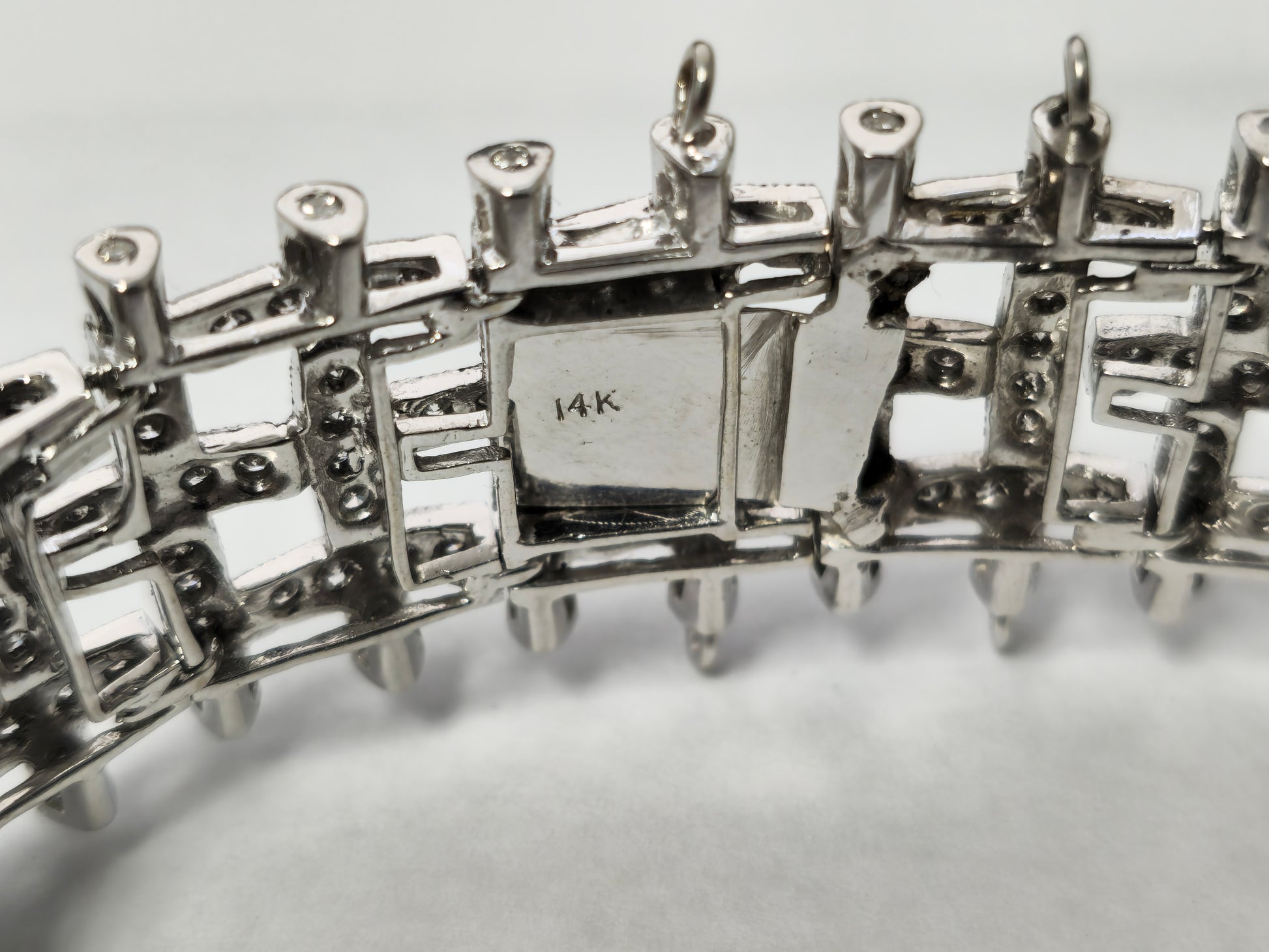 5 Carat Diamond Bracelet Set in 14k White Gold (GIA) - Pristine Diamonds