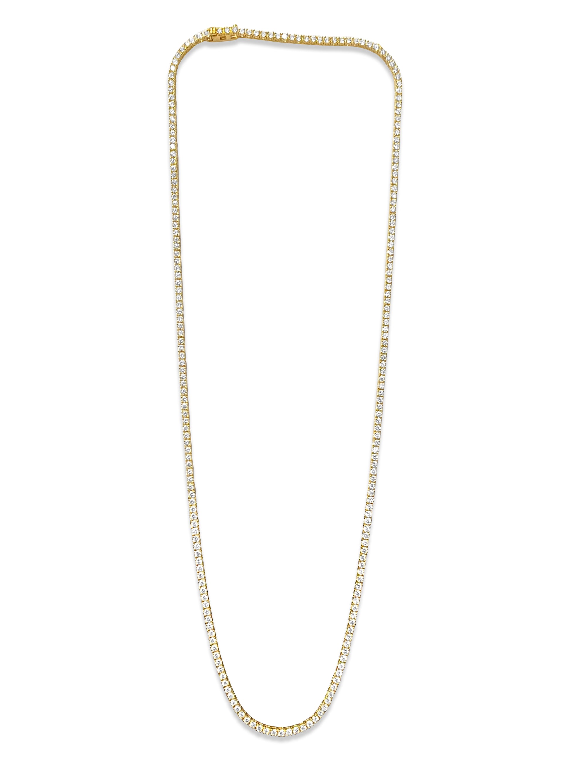 9.00 CT VVS Diamond Tennis Necklace Unisex - Prince The Jeweler 9-00-ct-vvs-diamond-tennis-necklace-unisex, Necklaces & Pendants