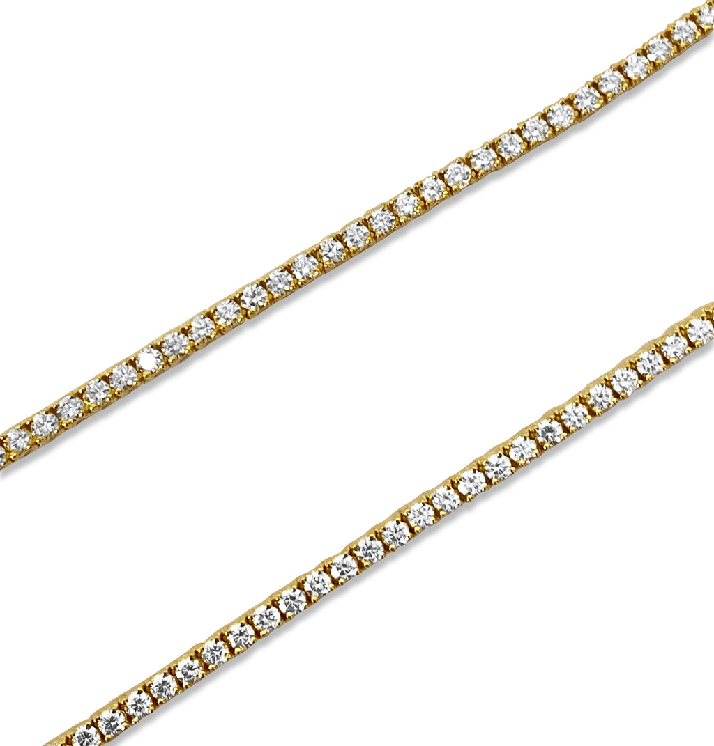 9.00 CT VVS Diamond Tennis Necklace Unisex - Prince The Jeweler 9-00-ct-vvs-diamond-tennis-necklace-unisex, Necklaces & Pendants
