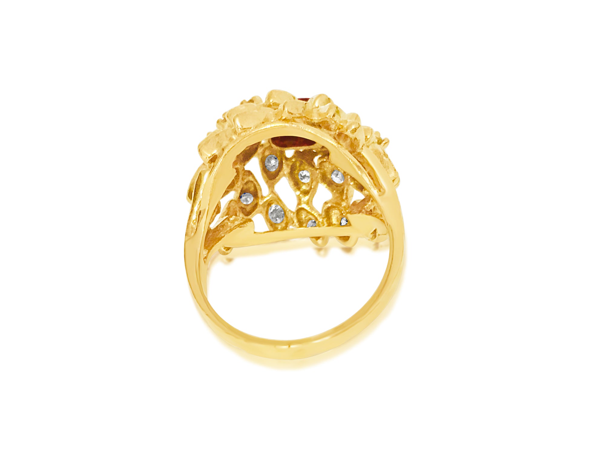 2.00 Carat Diamond and Ruby in 18K Yellow Gold Ring - Prince The Jeweler 2-00-carat-diamond-and-ruby-in-18k-yellow-gold-ring, Rings