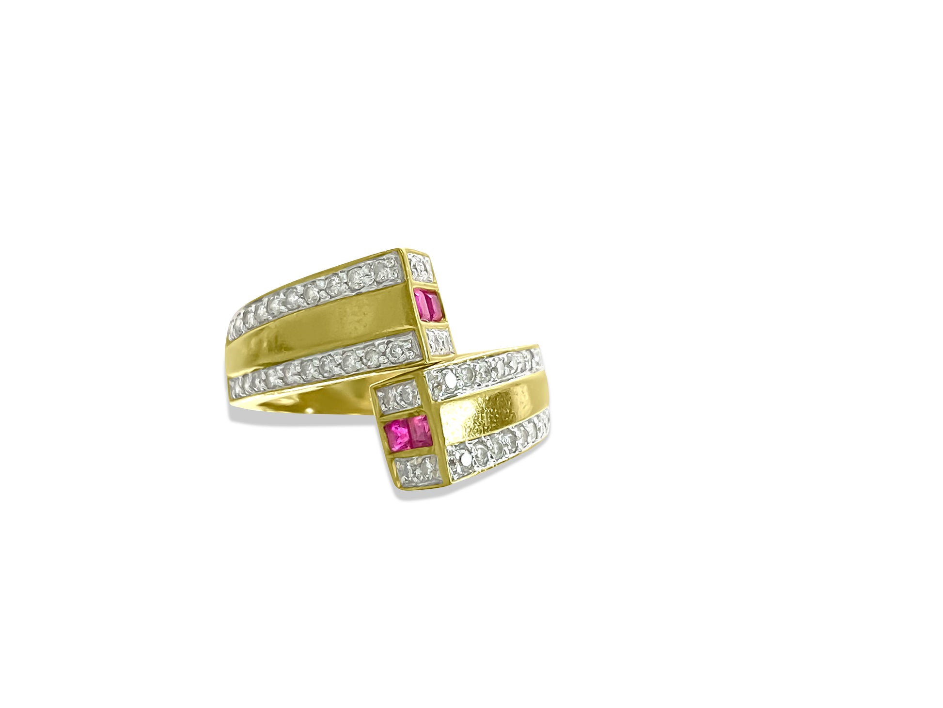 1.20 Carat Natural Burma Ruby Diamond Modern Ring - Prince The Jeweler 18k-gold-high-quality-diamond-and-burma-ruby-ring, Rings, wk_end_auction