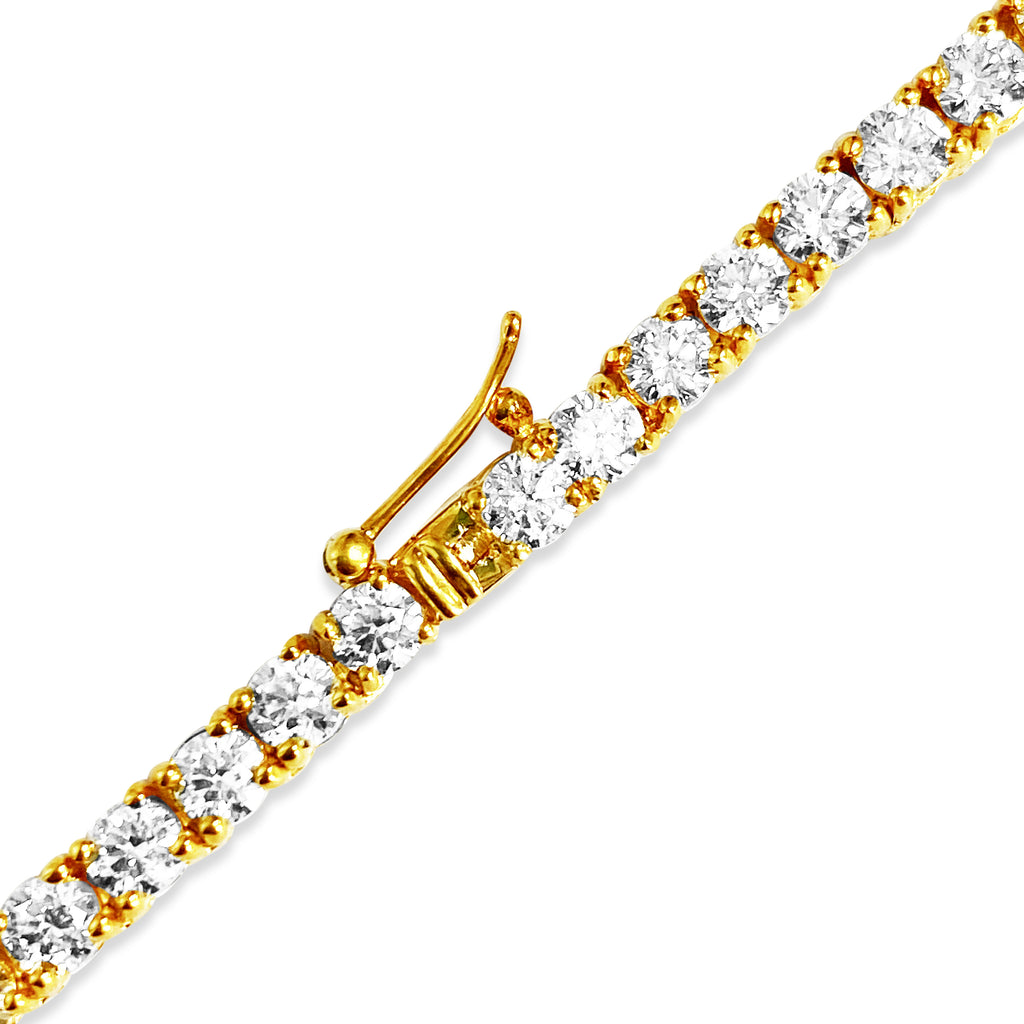 15.00 Carat VVS Diamond Tennis Necklace in 14k Gold - Prince The Jeweler 15-00-carat-vvs-diamond-tennis-necklace-in-14k-gold, Necklaces & Pendants