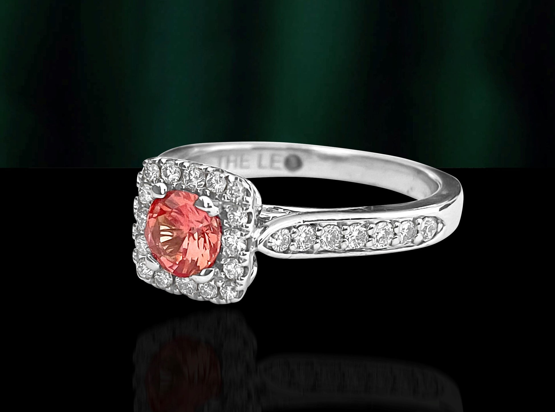 Vintage, 1.20ct Tourmaline & Diamond Ring For Her - Prince The Jeweler vintage-1-20ct-tourmaline-diamond-ring-for-her, Rings