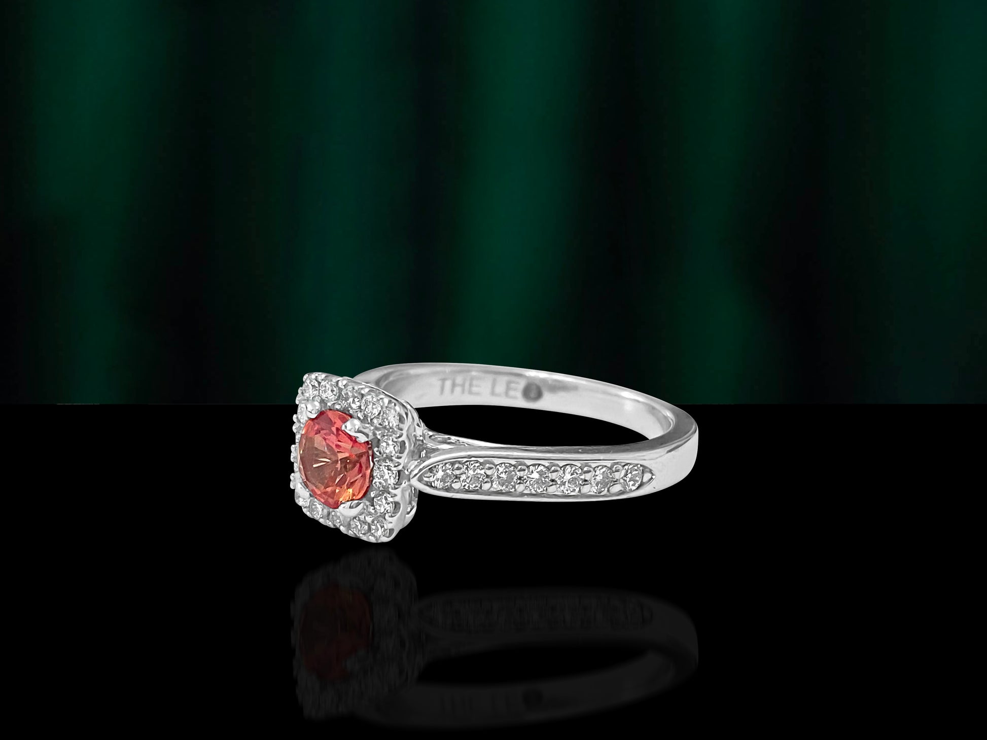 Vintage, 1.20ct Tourmaline & Diamond Ring For Her - Prince The Jeweler vintage-1-20ct-tourmaline-diamond-ring-for-her, Rings