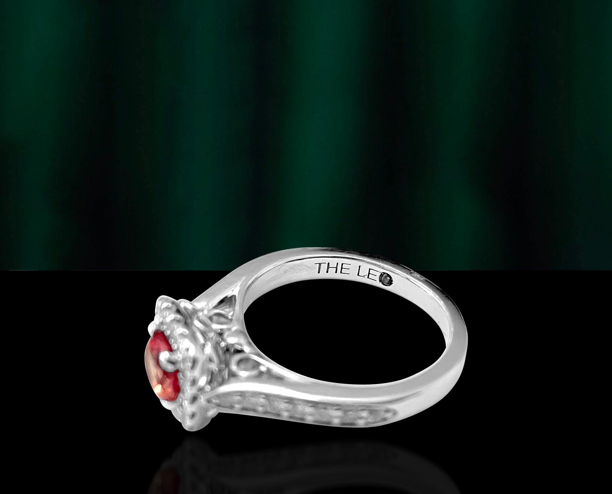 Vintage, 1.20ct Tourmaline & Diamond Ring For Her - Prince The Jeweler vintage-1-20ct-tourmaline-diamond-ring-for-her, Rings